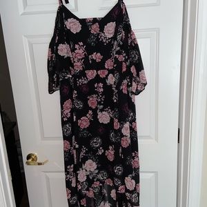 Torrid Cold Shoulder MIDI Dress